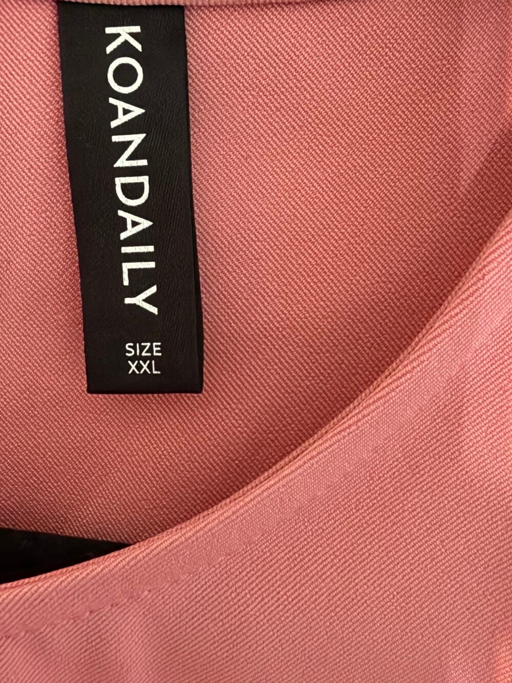 Women’s Coral Pink 2-Piece Blouse & Wide Leg Pants Career Set